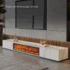 Electric Fireplace, LED, Wood - view 2