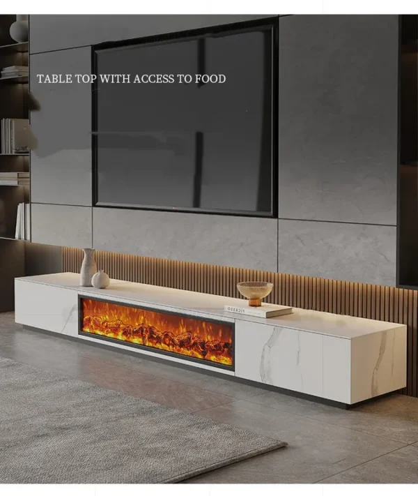 Electric Fireplace, LED, Wood - view 2
