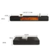 Electric Fireplace, LED, Wood - view 6