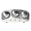 Electric Fireplace, LSA, 2000W, 3-Lamp, Portable