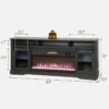 Electric Fireplace, MDF, D0100XUK237 - view 3