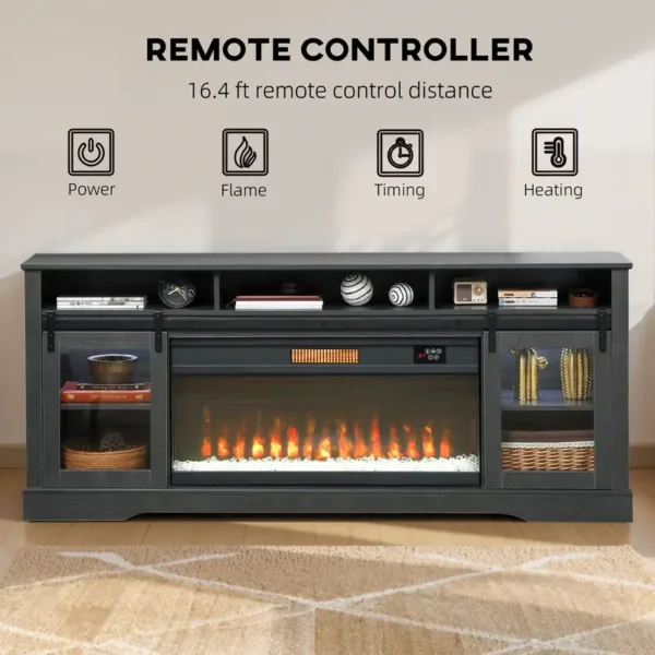 Electric Fireplace, MDF, D0100XUK237 - view 6