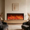 Electric Fireplace, Metal - view 3