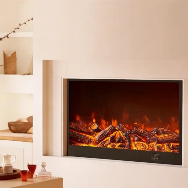 Electric Fireplace, Metal - view 5