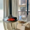 Electric Fireplace, PANSEE, Cast, Steel - view 2