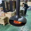 Electric Fireplace, PANSEE, Cast, Steel - view 6