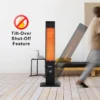 Electric Fireplace, Portable, 220-240V, 1000W