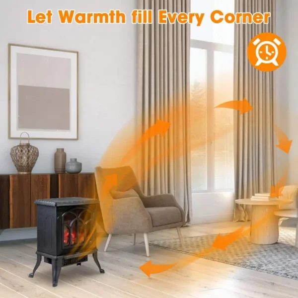 Electric Fireplace, Portable, 3D - view 4