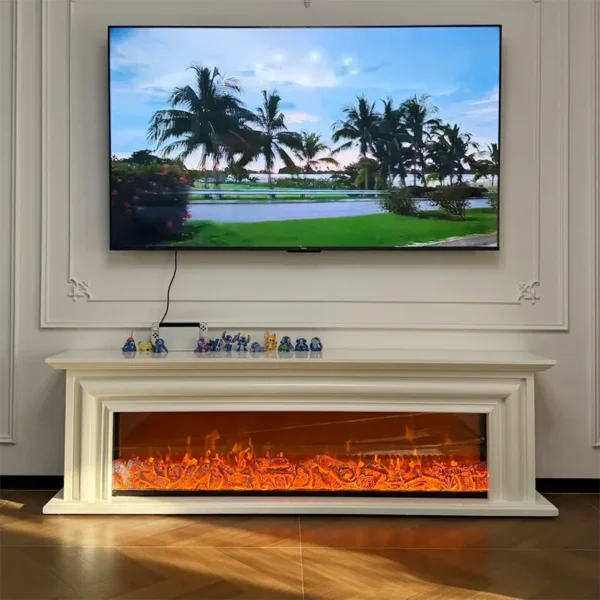 Electric Fireplace, RGB, 750, Metal - view 3