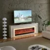 Electric Fireplace, RGB, 750, Metal - view 4