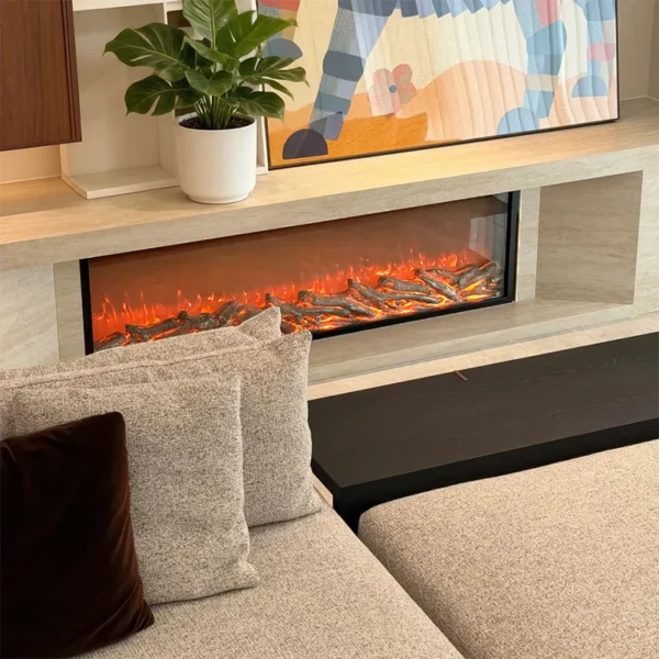 Electric Fireplace, RGB, 750, Metal - view 5