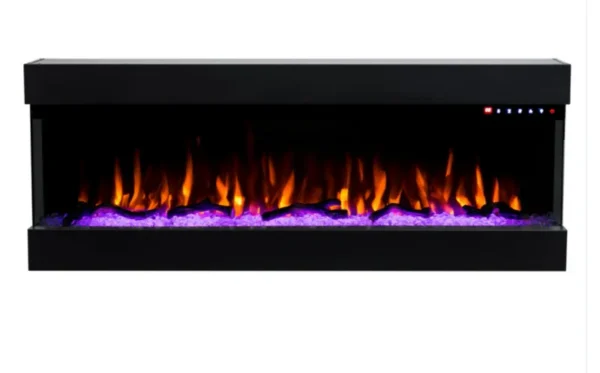 Electric Fireplace, Steel, 110-120V 60Hz, 1500 W - view 2