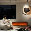 Electric Fireplace, Steel, Electric Fireplaces - view 3