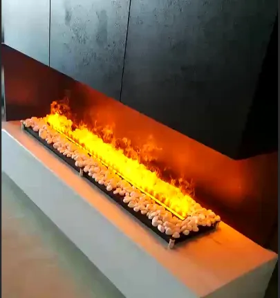 Electric Fireplace, Steel, LED - view 4