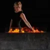 Electric Fireplace, Steel, LED - view 5