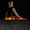 Electric Fireplace, Steel, LED - view 5