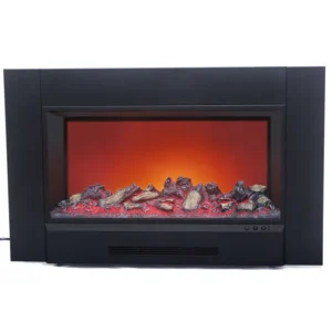 Electric Fireplace, Wall, 12V, Polyresin with Metal
