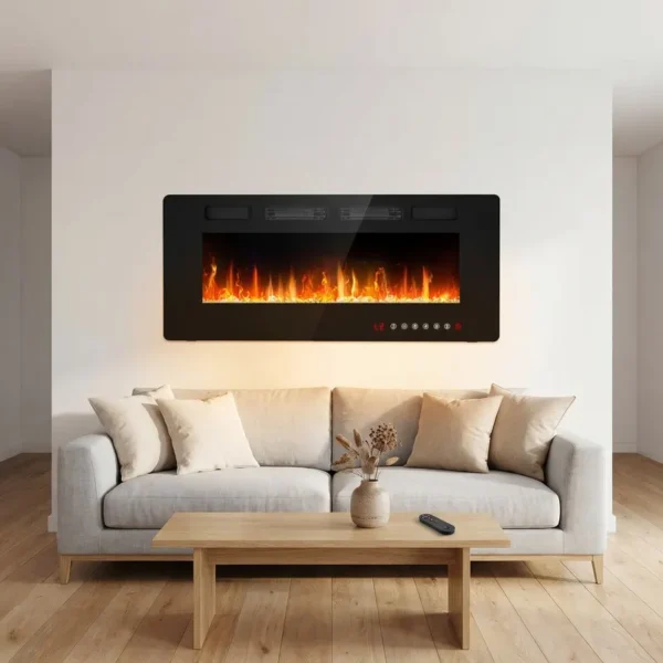 Electric Fireplace, Wall, 1500W