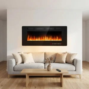 Electric Fireplace, Wall, 1500W