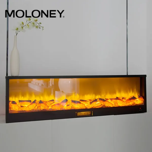 Electric Fireplace, Wall, 1800mm - view 4