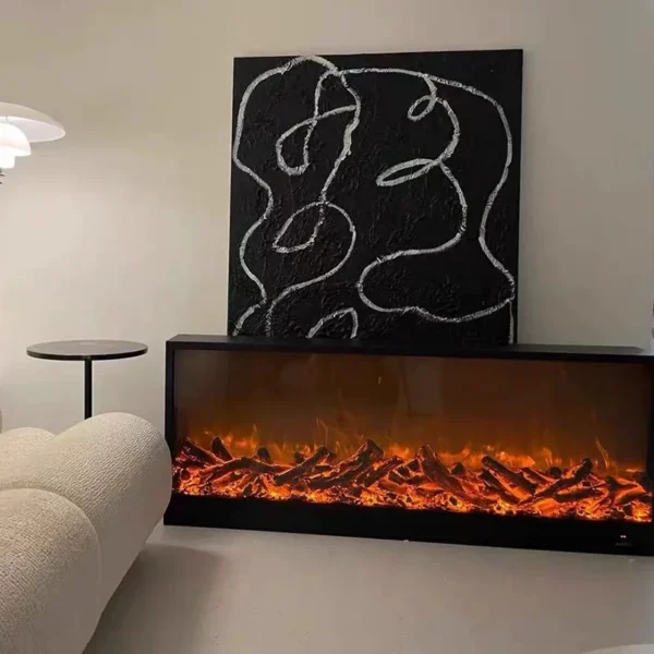 Electric Fireplace, Wall, 20-80W, CRS - view 3