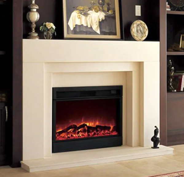 Electric Fireplace, Wall, 2000 W, tempered glass