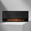 Electric Fireplace, Wall, 2100, Metal