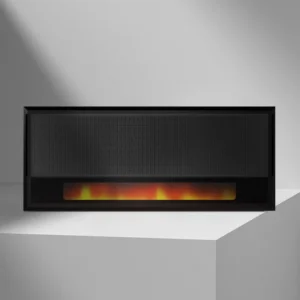 Electric Fireplace, Wall, 2100, Metal