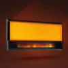 Electric Fireplace, Wall, 2100, Metal - view 2