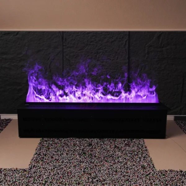 Electric Fireplace, Wall, 3D - view 3