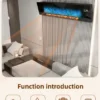 Electric Fireplace, Wall, 4000W - view 4