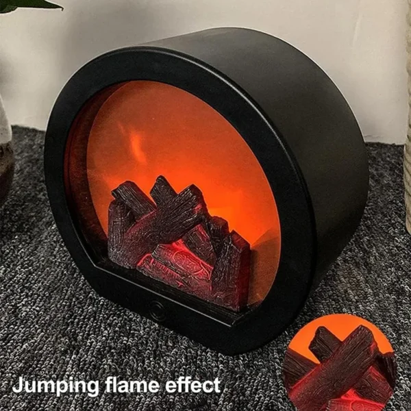 Electric Fireplace, Wall, 5W, Freestanding - view 4
