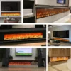 Electric Fireplace, Wall, 750, Stainless Steel - view 5