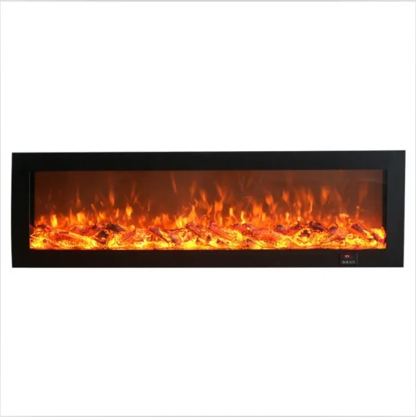 Electric Fireplace, Wall, 750, Stainless Steel - view 6