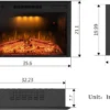 Electric Fireplace, wall, 750W, 1500W - view 3