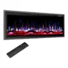 Electric Fireplace, Wall, 750W, Metal