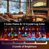 Electric Fireplace, Wall, 750W, Metal - view 4