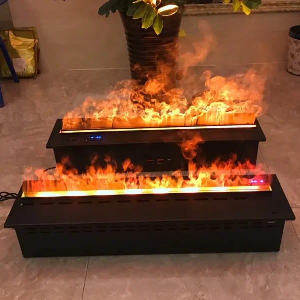 Electric Fireplace, Wall, AC100-240V, 1000W - view 2