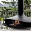 Electric Fireplace, Wall, Alloy Carbon Steel, wood fireplace - view 4