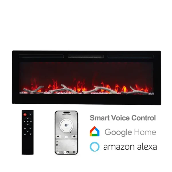 Electric Fireplace, Wall, APP - view 5