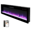 Electric Fireplace, Wall, Glass, Wall-mounted