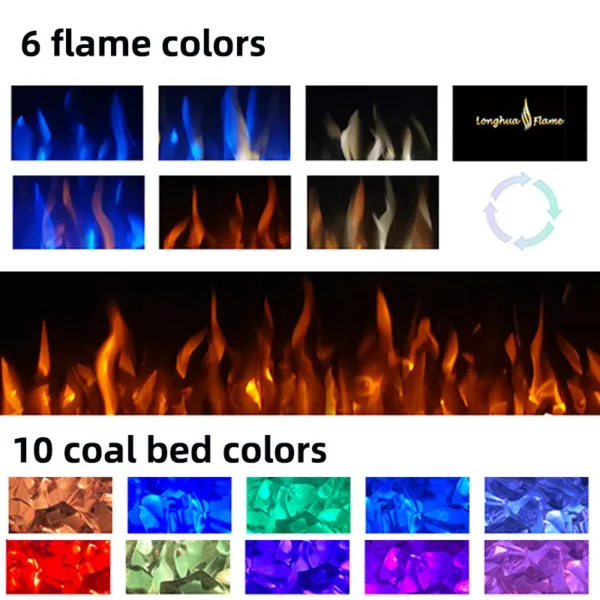 Electric Fireplace, Wall, LED - view 4