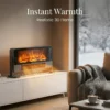 Electric Fireplace, Wall, Portable, Home1500W-2000W - view 2