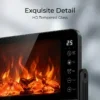 Electric Fireplace, Wall, Portable, Home1500W-2000W - view 3