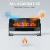 Electric Fireplace, Wall, Portable, Home1500W-2000W - view 6