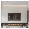 Electric Fireplace, Wall, Stainless Steel, Electric Fireplaces