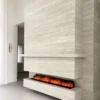 Electric Fireplace, Wall, Stainless Steel, Electric Fireplaces - view 2
