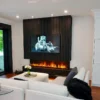 Electric Fireplace, Wall, Stainless Steel, Electric Fireplaces - view 3