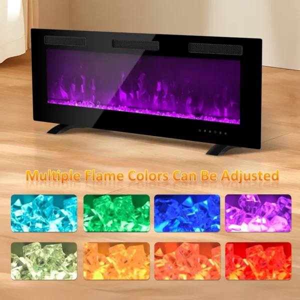 Electric Fireplace, WFP, Wall - view 6