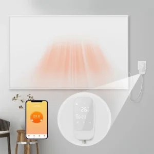 Electric Fireplace, WIFI, 2000W, Wall